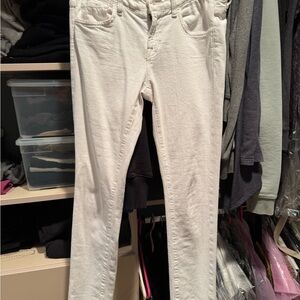 J Brand White Denim Jeans The Skinny size 26